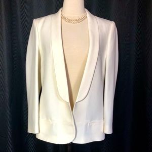 Elegant, classy cream white blazer jacket. Pair with beautiful pants or skirt.